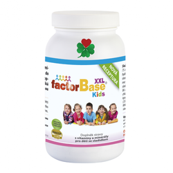 Factor Base Kids XXL - vitamíny, minerály, betaglukany pro děti a dospělé. Český přírodní produkt.
