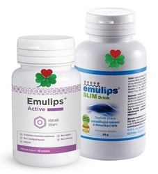 Emulips Aktive + Drink - hubnutí, odbourávání podkožního tuku, detoxikace pomocí bylinek