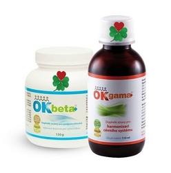 Sada OK Beta+ 150 g.  OK Gama+ 115 ml. 