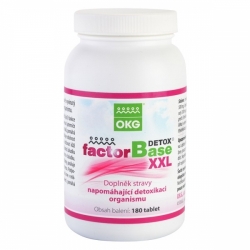 OKG Factor Base Detox XXL 180 tb. - detoxikace a pročištění organismu