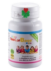Factor Base Kids - obranyschopnost,  vitamíny, minerály, betaglukany, ...