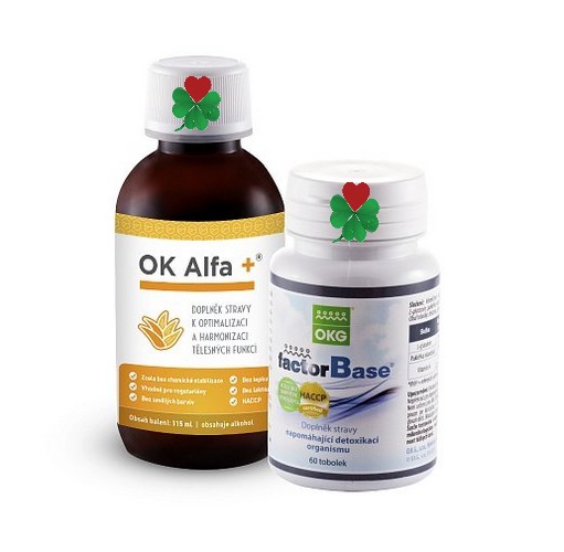 OKG OK Alfa+ OKG Factor Base -  Zdraví organismu začíná ve zdravém střeve