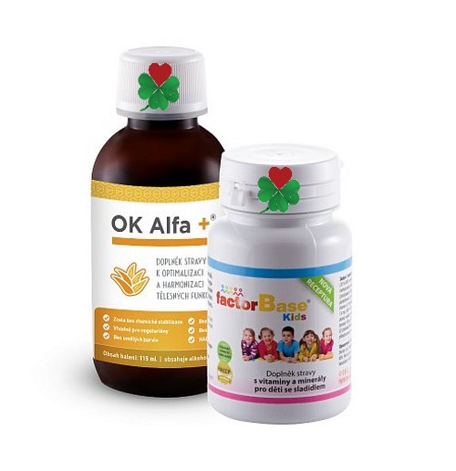 OK Alfa+ / Factor Base - Kids pro vitalitu a imunitu ( obranyschopnost )