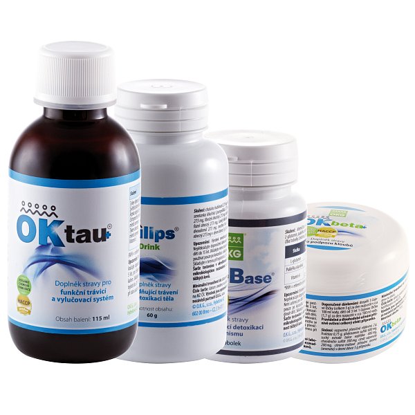 Uro Pack ( OK Tau+ 115 ml, Emulips Slim Drink 60 g, OK Beta+ 150 g, Factor Base 60 tbl. )