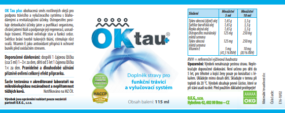 Etiketa OK Tau+