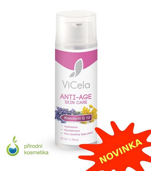 ViCela Anti-Age Skin Care  - přírodní pleťový krém proti stárnutí pleti 