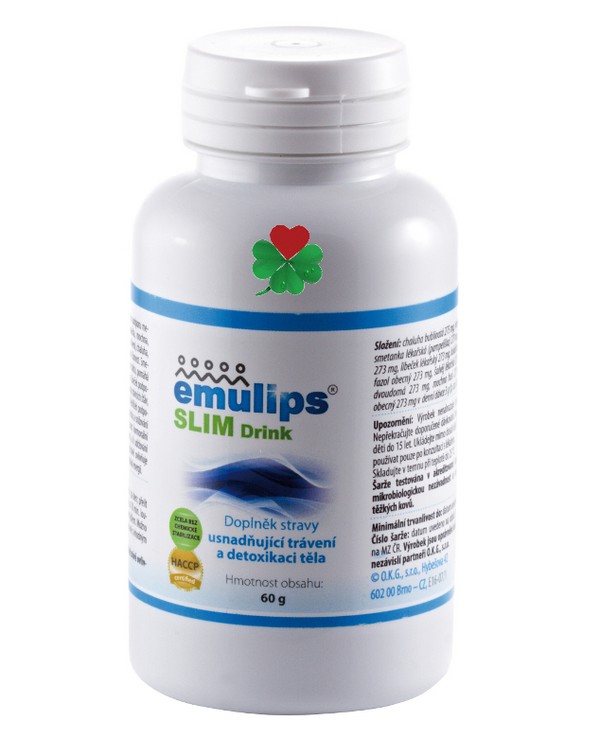 Emulips Slim Drink - detoxikace z bylinek 
